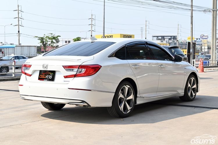 Honda Accord 2020 2.0 Hybrid Tech Sedan ไฮบริด ไม่ติดแก๊ส เกียร์อัตโนมัติ ขาว รูปที่ 3