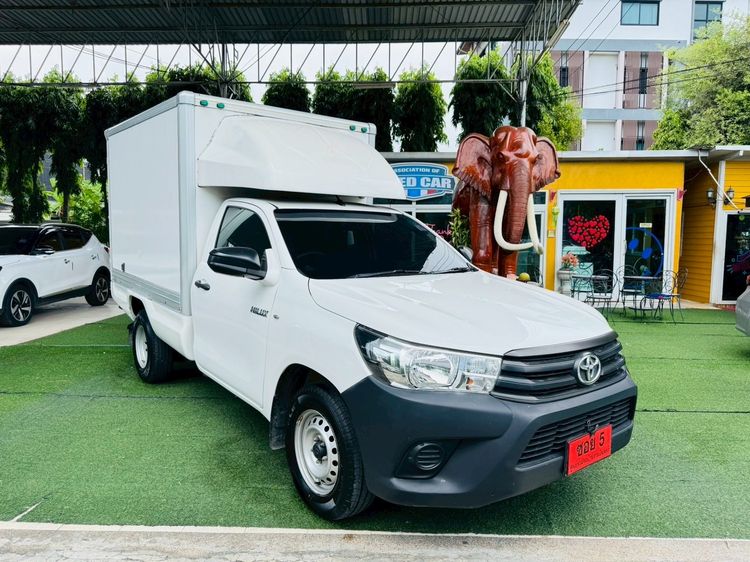 Toyota Hilux Revo 2018 2.4 J Plus Pickup ดีเซล ไม่ติดแก๊ส เกียร์ธรรมดา ขาว รูปที่ 2