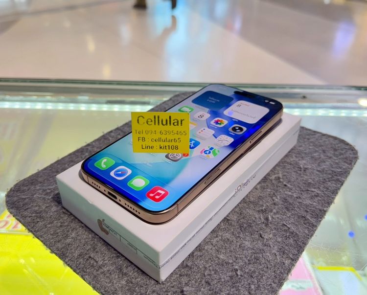 iPhone 16 Pro Max 256GB สภาพสวยมาก เครื่องไทย ครบกล่อง รูปที่ 9