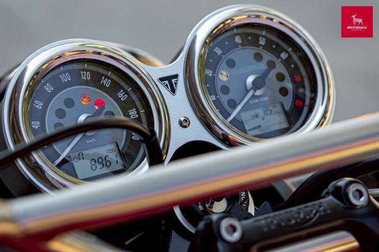 Triumph Bonneville T100 Euro5 ปี2023 ตัวใหม่ วิ่ง8,000Km. รูปที่ 6