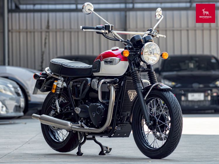 Triumph Bonneville T100 Euro5 ปี2023 ตัวใหม่ วิ่ง8,000Km.