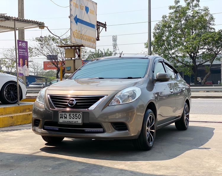 Nissan Almera 2012 1.2 ES Sedan เบนซิน ไม่ติดแก๊ส เกียร์อัตโนมัติ น้ำตาล รูปที่ 4