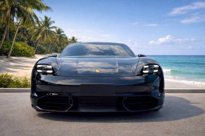 Porsche Taycan 2021 Turbo 4WD ดีเซล เกียร์อัตโนมัติ ดำ รูปที่ 3