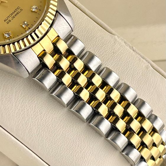 Bulova President Gold Diamond Dial Two-Tone รูปที่ 15