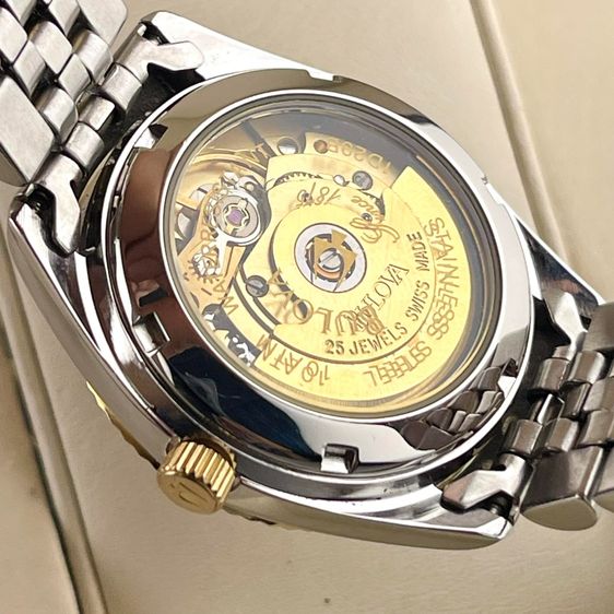 Bulova President Gold Diamond Dial Two-Tone รูปที่ 13
