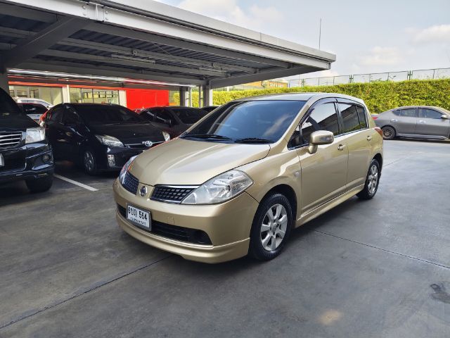 Nissan Tiida 2008 1.6 G Sedan เบนซิน ไม่ติดแก๊ส เกียร์อัตโนมัติ บรอนซ์ทอง