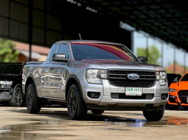 Ford Ranger 2022 2.0 Turbo Hi-Rider XL+ Pickup ดีเซล ไม่ติดแก๊ส เกียร์ธรรมดา เทา