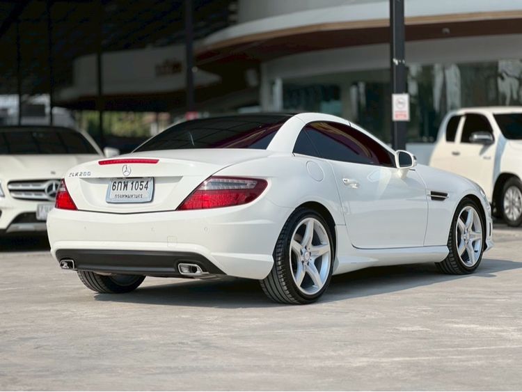 Mercedes-Benz SLK-Class 2014 SLK200 Sedan เบนซิน ไม่ติดแก๊ส เกียร์อัตโนมัติ ขาว รูปที่ 4