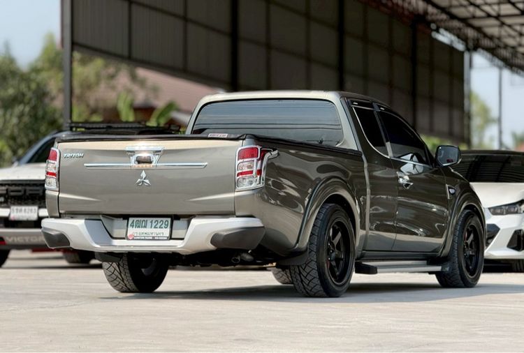 Mitsubishi Triton 2015 All New Mega Cab 2.5 GLX Pickup ดีเซล ไม่ติดแก๊ส เกียร์ธรรมดา น้ำตาล รูปที่ 4