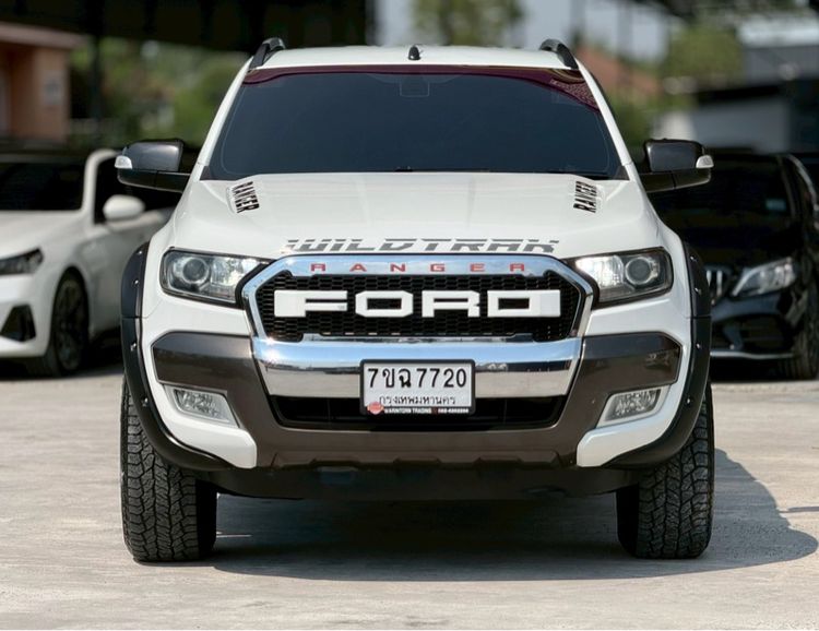 Ford Ranger 2018 2.2 Hi-Rider Wildtrak Pickup ดีเซล ไม่ติดแก๊ส เกียร์อัตโนมัติ ขาว รูปที่ 2