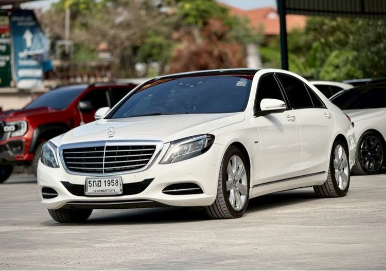 Mercedes-Benz S-Class 2017 S500 Sedan ปลั๊กอินไฮบริด (PHEV) ไม่ติดแก๊ส เกียร์อัตโนมัติ ขาว รูปที่ 3