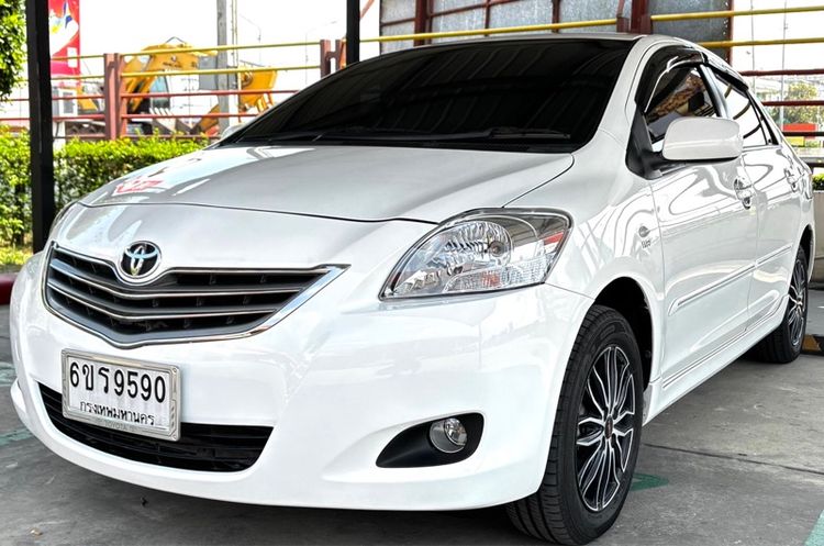 Toyota Vios 2012 1.5 E Sedan เบนซิน ไม่ติดแก๊ส เกียร์อัตโนมัติ ขาว รูปที่ 3