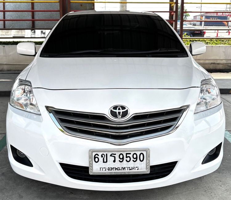 Toyota Vios 2012 1.5 E Sedan เบนซิน ไม่ติดแก๊ส เกียร์อัตโนมัติ ขาว