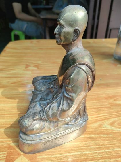 พระบูชาหลวงพ่อเผย วัดบางหญ้าแพรก ปี2529 ขนาดหน้าตัก 5 นิ้ว รูปที่ 3