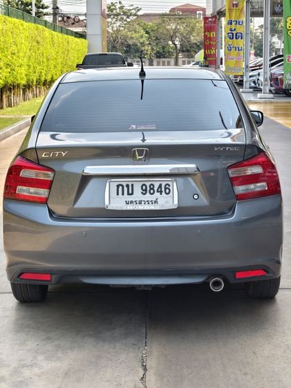 Honda City 2013 1.5 V Sedan เบนซิน ไม่ติดแก๊ส เกียร์อัตโนมัติ เทา รูปที่ 4