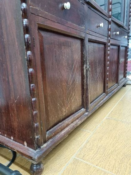 ขายตู้ไม้เก่า อายุมากกว่า 50 ปี ใบใหญ่ ใส่ของได้เยอะ รูปที่ 7