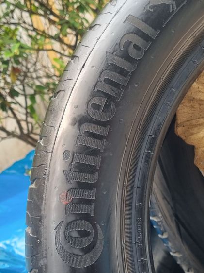 ยางเยอรมัน17"ปี24 continental( made in portugal) มี 2 เส้น ใส่ Camry Accord Teana HRV Nissan Juke Nissan kick BMW X1 ขอบ 17 ไม่มีแผล ปะแก้มยางไม่ครูดไม่เบียดดอกเต็มตามรูป รูปที่ 10