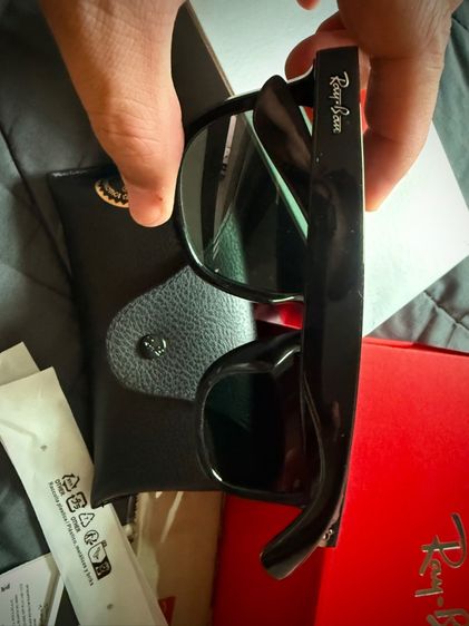 แว่นตากันแดด Ray Ban รุ่น RB4260D 601 71 size 57 เรแบน สีดำเลนส์เขียวเข้ม ของใหม่ รูปที่ 8