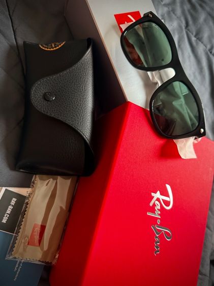 แว่นตากันแดด Ray Ban รุ่น RB4260D 601 71 size 57 เรแบน สีดำเลนส์เขียวเข้ม ของใหม่ รูปที่ 7