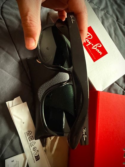 แว่นตากันแดด Ray Ban รุ่น RB4260D 601 71 size 57 เรแบน สีดำเลนส์เขียวเข้ม ของใหม่ รูปที่ 2