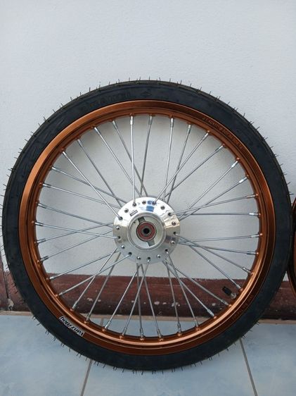 ล้อขอบ 17  Suzuki jelato แถมยางนอกและยางในล้อหน้า  รูปที่ 4