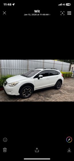 Subaru XV 2016 2.0 4WD Utility-car เบนซิน เกียร์อัตโนมัติ ขาว รูปที่ 2