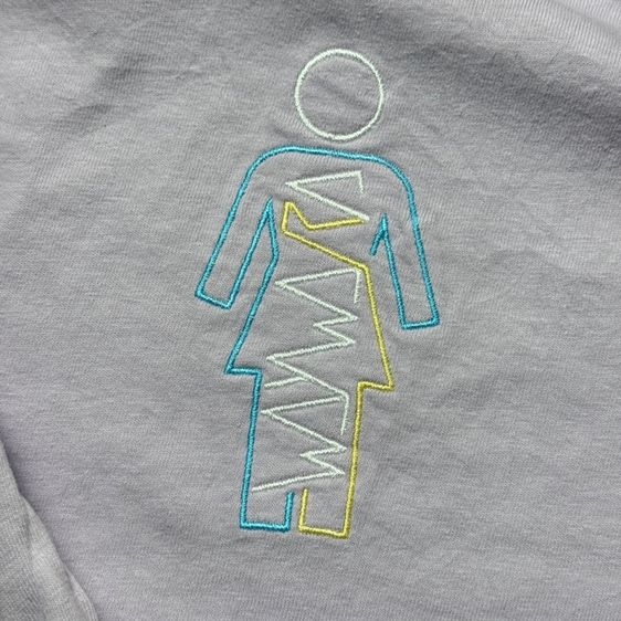 เสื้อยืดแขนยาว Girl Skateboard Size L รูปที่ 4