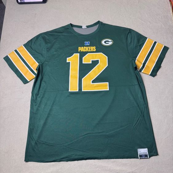 เสื้อกีฬา​ใส่ได้ 2 ด้าน​ NFL x Packers 12 Rodgers Player Size XL รูปที่ 2