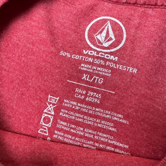 เสื้อยืด Volcom ​Skateboard​ ผ้านิ่ม Size XL​ รูปที่ 5