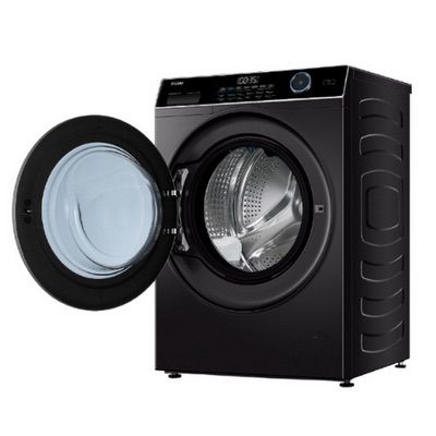 เครื่องซักอบผ้าฝาหน้า HAIER HWD100BP14959S8 10ทับ6 กก. อินเวอร์เตอรื สีดำ รูปที่ 2