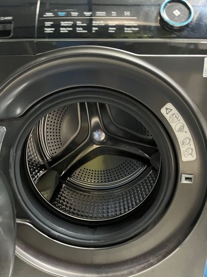 เครื่องซักอบผ้าฝาหน้า HAIER HWD100BP14959S8 10ทับ6 กก. อินเวอร์เตอรื สีดำ รูปที่ 5