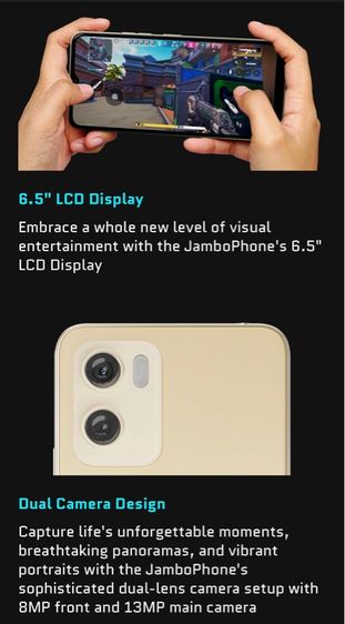 Jambo Phone Android 🖤 Black รูปที่ 10