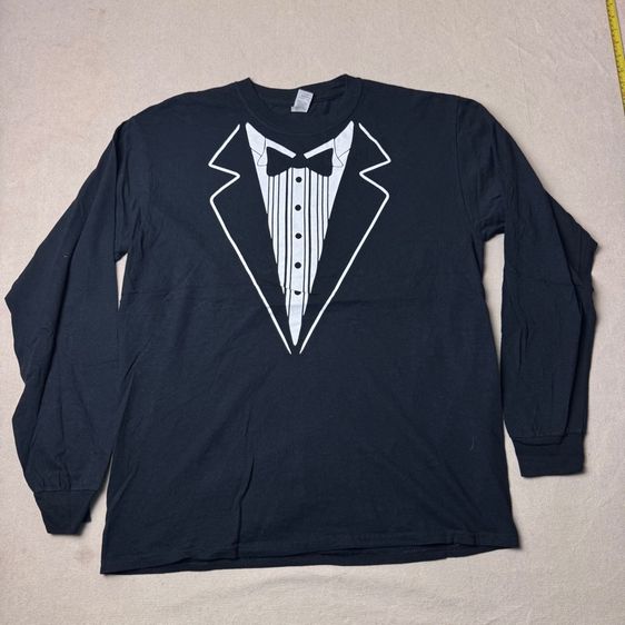 เสื้อยืดแขนยาว ทักซิโด้​ Size L 
