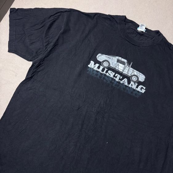 เสื้อยืด 90s-00s Ford Mustang งานป้าย​ สกรีนยางนูน Size XXL รูปที่ 3