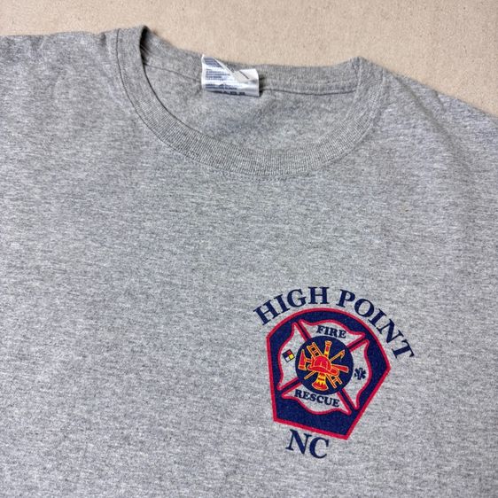 เสื้อยืดแขนยาว Fire Department High Point NC Size XL รูปที่ 2