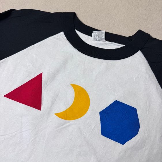 เสื้อยืดแขนสามส่วน Shapes Wax Size XL รูปที่ 4