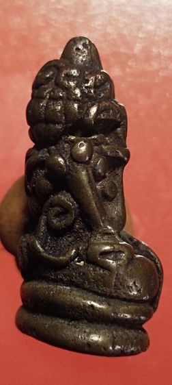 พระปิดตาเศียรแหลม ยันต์น่อง หลวงพ่อทับ วัดสุวรรณาราม วัดทอง กรุงเทพฯ รูปที่ 4