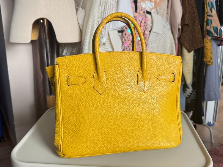 BK30 Jaune Yellow GHW Handle Bag พร้อมส่ง รูปที่ 7