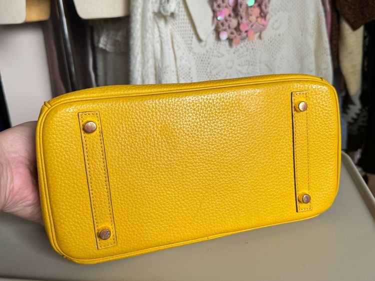 BK30 Jaune Yellow GHW Handle Bag พร้อมส่ง รูปที่ 5