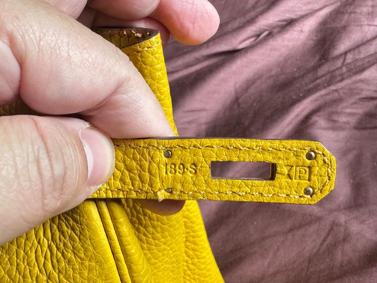 BK30 Jaune Yellow GHW Handle Bag พร้อมส่ง รูปที่ 4