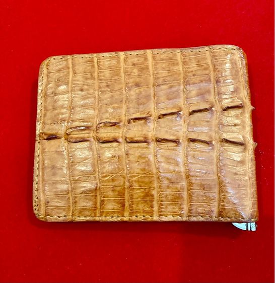 กระเป๋าสตางค์ หนังจรเข้แท้ สวยมาก ส่งฟรี รูปที่ 2