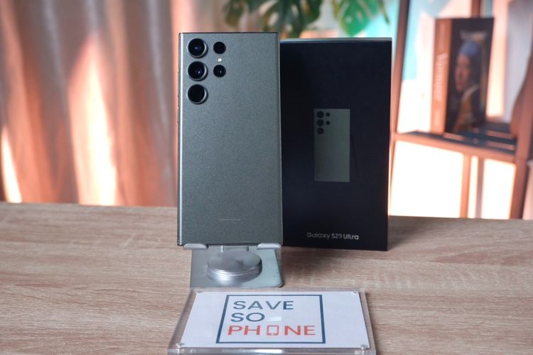 256 GB Samsung Galaxy S23 Ultra 8+256GB สี Gray เครื่องสวย ราคาเพียง 14,900.- มีประกันร้าน 60วัน