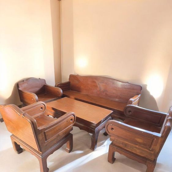 ชุดโต๊ะรับแขกไม้สัก รูปที่ 3