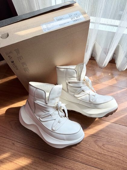 รองเท้าบูท ขาว หนัง PU อื่นๆ THE NORTH FACE W HALSEIGH THERMOBALL LACE WP - GARDENIA WHITE