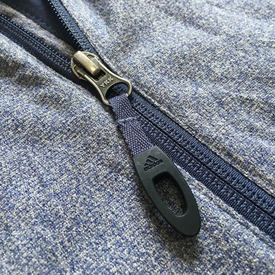 เสื้อ Adidas Outdoor แท้ เสื้อกันหนาวซับขนเป็ด (Fleece) สีเทา Melange นุ่มอุ่นพิเศษ สภาพนางฟ้า รูปที่ 7