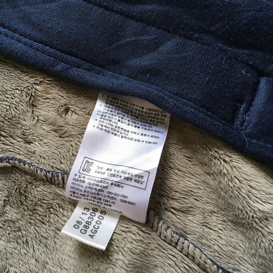 เสื้อ Adidas Outdoor แท้ เสื้อกันหนาวซับขนเป็ด (Fleece) สีเทา Melange นุ่มอุ่นพิเศษ สภาพนางฟ้า รูปที่ 11