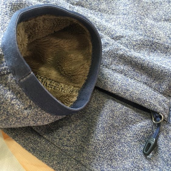 เสื้อ Adidas Outdoor แท้ เสื้อกันหนาวซับขนเป็ด (Fleece) สีเทา Melange นุ่มอุ่นพิเศษ สภาพนางฟ้า รูปที่ 6