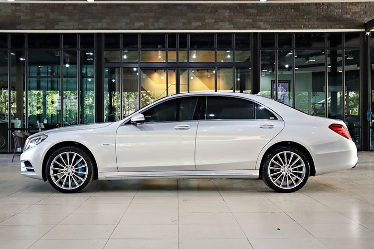 Mercedes-Benz S-Class 2016 S500 Sedan ปลั๊กอินไฮบริด (PHEV) ไม่ติดแก๊ส เกียร์อัตโนมัติ บรอนซ์เงิน รูปที่ 3