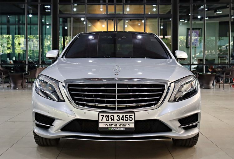 Mercedes-Benz S-Class 2016 S500 Sedan ปลั๊กอินไฮบริด (PHEV) ไม่ติดแก๊ส เกียร์อัตโนมัติ บรอนซ์เงิน รูปที่ 2