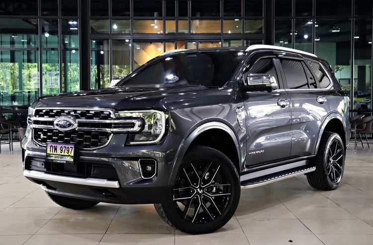 Ford Everest 2022 2.0 Titanium Plus Utility-car ดีเซล ไม่ติดแก๊ส เกียร์อัตโนมัติ เทา